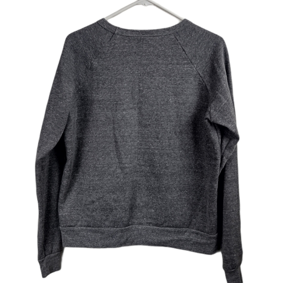 Lularoe large grey spellout sweatshirt - Picture 2 of 3